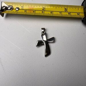 retired James Avery ribbon cross charm